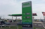 Petrol at Asda Barry per litre
