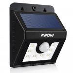 Mpow 3-in-1 Waterproof Solar Energy Powered LED Motion Sensor Security Light Outdoor Bright Light Lamp