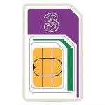 New 3 PAYG 4G Trio Data SIM Pack Preloaded with 12GB of Data &pound;24.50