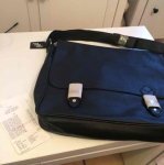 Black satchel type men's bag £1.00 Primark! 