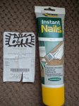 Ever Build - Instant Nails Tube SEL at £1.99 @ B&M Outlet, Junction One, Antrim