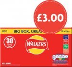 Walkers variety box 30 packets