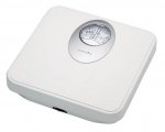 Hanson H61 Mechanical Bathroom Scale with Magnified Display White back at on Amazon