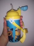 Minions Pop Up Bottle with Carry Neck Strap
