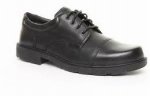 Clarks Men's Lace-Up Derby Toe Cap Shoes Lair Cap Black Leather