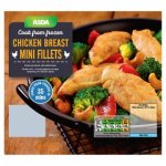 Asda -Frozen mini chicken breast fillets -400g