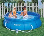 Tesco Extra Musselburgh Scotland Bestways 10Ft Quick Up Pool & Pump, Store