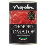 6x Napolina Chopped Tomatoes 400g RTC