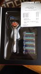 Gillette flexball razor and 4 cartridges