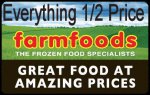 Everything Half Price On Sunday 4th Sept