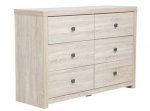 Torino Oak Effect Chest of Drawers, 6 Drawer at Tesco Direct (Free Delivery for Delivery Saver Customers or &pound;7.95)