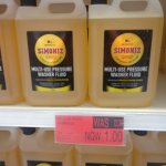 Simoniz 5ltr pressure washer fluid