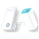 TP-LINK N300Mbps WiFi Range Extender & 10400 mAh Powerbank