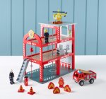 Wooden Fire Station & Accessories C&C