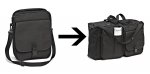 B&M - Amazing Travel Genie - Converts from a Shoulder Bag to a Full Size Holdall