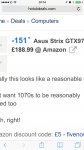 Asus Strix GTX970 Graphics Card
