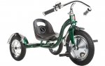 Schwinn Roadster Trike in Green / Kettler Torino Blue & White Go Kart / Downforce Go Kart