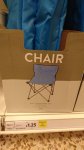 Tesco garden / camping folding chair (Dundee)