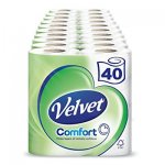 Velvet White 3-ply Tissue 40 Rolls