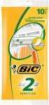 Bic 2 Sensitive Disposable Razor (Pack of 10)