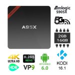 Nexbox A95X Amlogic S905X 2GB/16GB + SD Slot, Android 6, 2.4/5Ghz Dual Band WiFi, 4K 60fps, Kodi 16.1 Bluetooth 4.0, HDR, VP9, HEVC, DTS