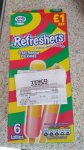 Refreshers 6 pack lollies