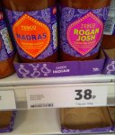 Tesco curry sauces (Llanelli)