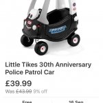 Police little tikes car @ eBay / Toys R Us