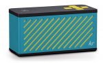 KitSound Tilt Bluetooth Speaker with NFC One-Touch Pairing and Built-In Microphone Blue