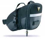 Topeak Aero Wedge Strap Mount Seat Pack - Black/Silver Medium (add on item)