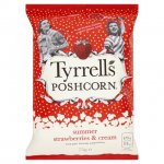 Tyrrells Strawberry & Cream Poshcorn Popcorn 75g
