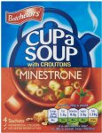 Batchelors Cup a Soup Minestrone with Croutons (4 per pack - 94g)
