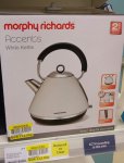 Morphy Richards Accents Kettle/2-slice toaster- White