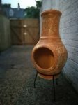 Chimineas (garden heaters)