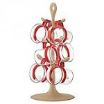 Bodum Copenhagen Mug tree Set with 6 Glass Mugs (Blue/Green/Coral/Purple) (+ &pound;2 C&C) @ Tesco Direct (in on selected Bodum Mugs, Cafetieres & Tea Press Offer)