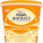 Mackie's of Scotland Toffee & Honeycomb flavoured Dairy Ice Cream (1L)