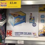 Minion material toy box