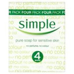 Simple Pure Soap 4X125g