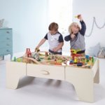 George Home Wooden Train Set and Table
