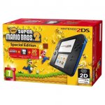 Black & Blue 2DS Console + Mario Kart 7 or New Super Mario Bros 2 or Tomodachi Life [White & Red Console] + Pok&eacute;mon Alpha Sapphire or Omega Ruby + Free Case [Using Code]