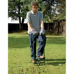 Garden lawn aerator