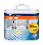 Osram Ultra Life H4 - Twin Pack