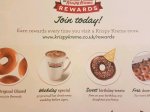Free doughnut for downloading Krispy Kreme app