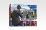 PlayStation 4 Slim (PS4) 1TB + Watchdogs 2 + Watchdogs