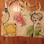 Disney canvas bags