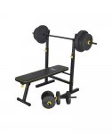 Everlast Folding Weights bench with 50kg Weights