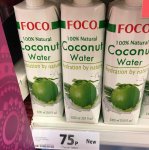 Foco 100% natural coconut water 1liter