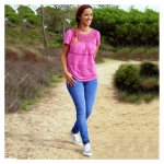 Cherokee Women's Fashion Wash Blue Skinny Jeans - Size 10-18