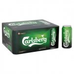 20 cans of Carlsberg Lager