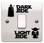 Star Wars Light switch Decal Sticker Buy 1, Get one